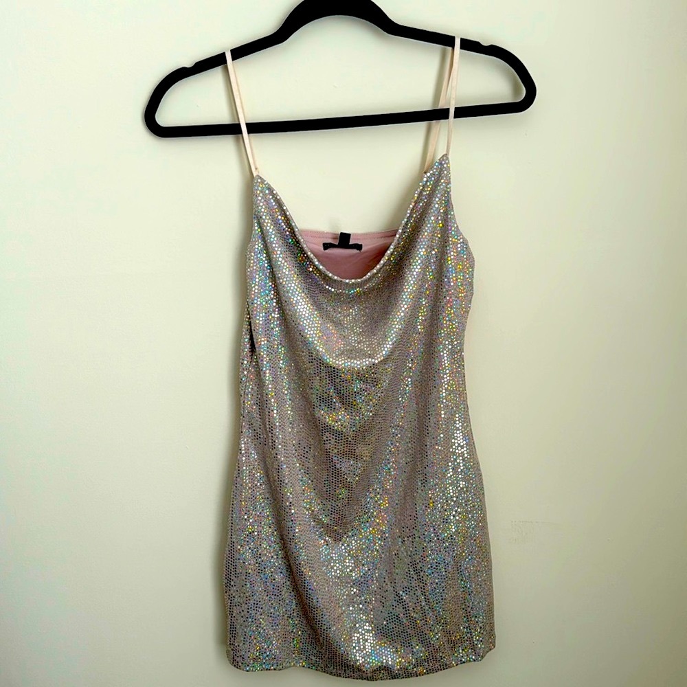 Thirty Thirty Metallic Sparkling Concert Dress, size:M